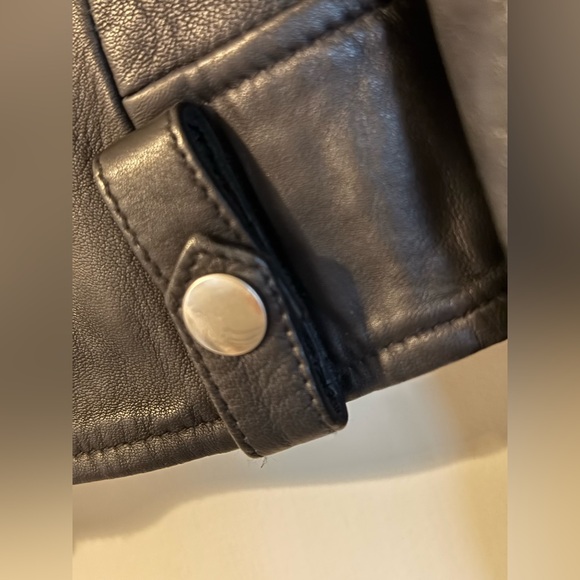 Mango Pre-owned Faux leather jacket - black size us xxs - Picture 14 of 16